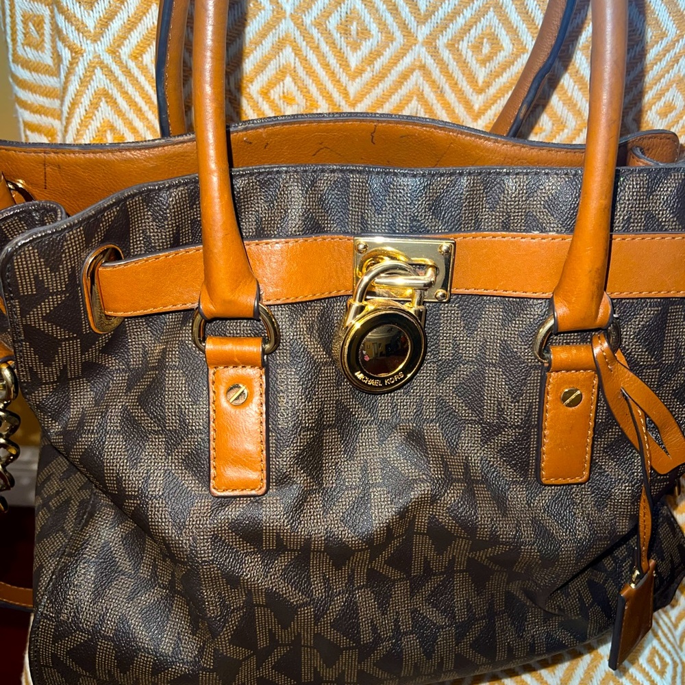 Michael Kors large logo handbag